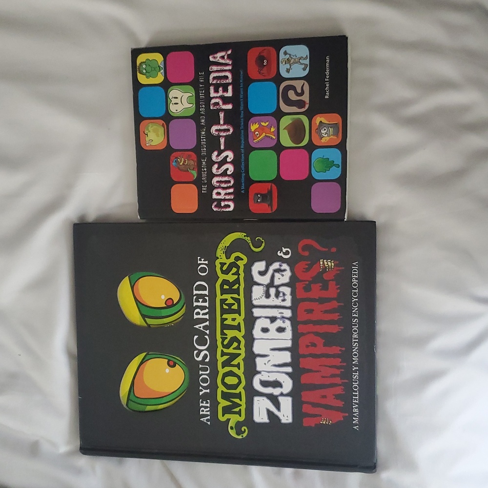 4/$20 Are You Scared of Monsters, Zombies & Vampires? Gross-O-Pedia